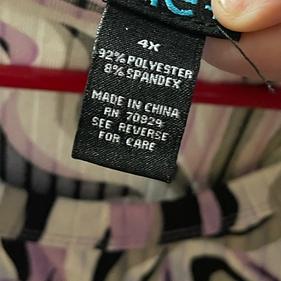 Crop top ruched long sleeve - Picture 4 of 4